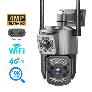 Champion Double Lens PTZ 4G Outdoor IP Camera.