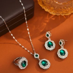 Light Luxury Diamond Cut Three-Piece Set
